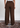 Brown Form Pleated Pant